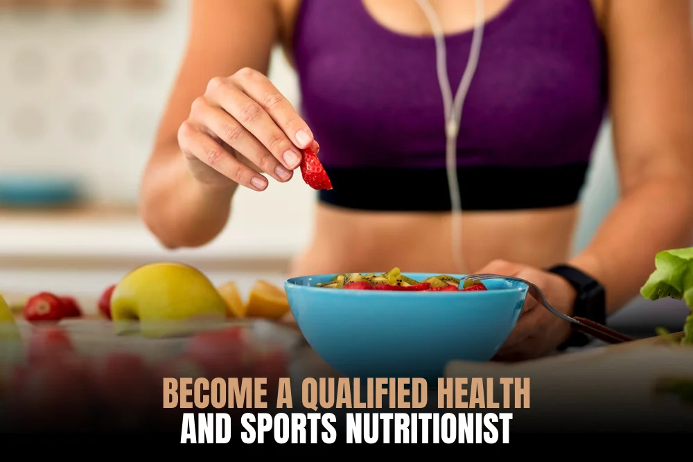 Qualified nutritionist preparing healthy meal plans