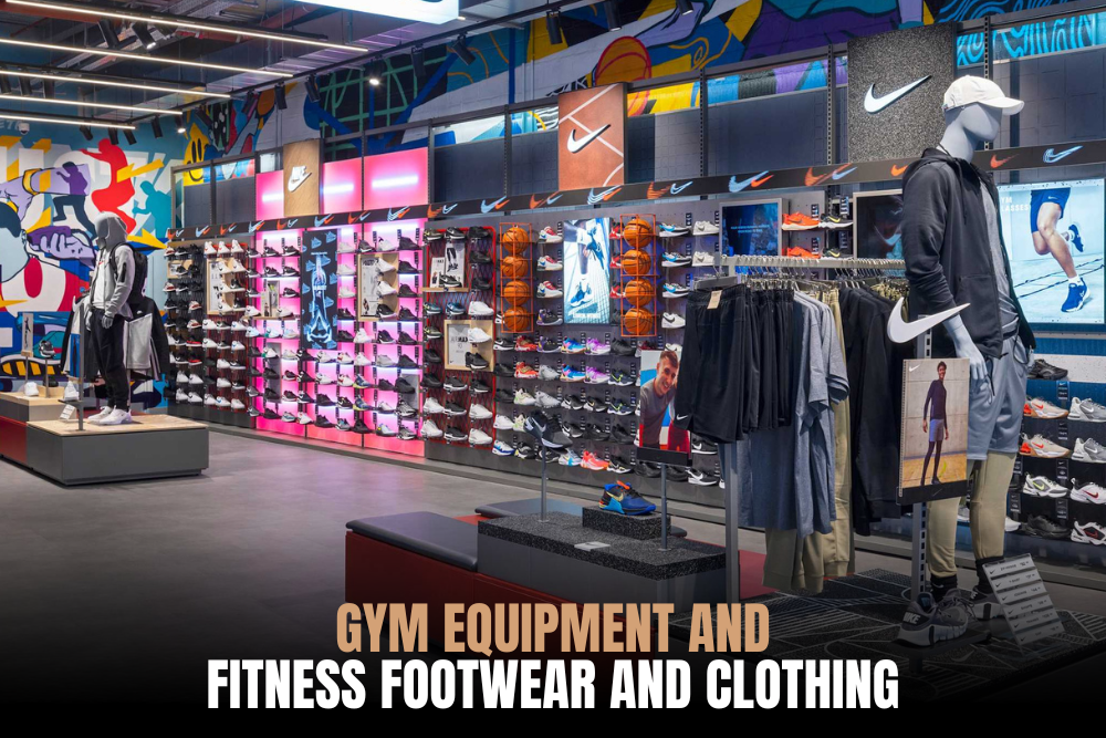 Sports trainers and athletic workout clothing