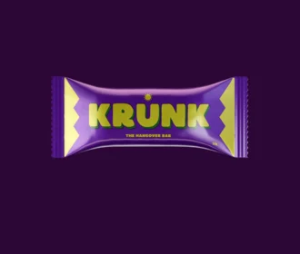 Krunk Bar logo – protein snack with detox and active nutrition focus