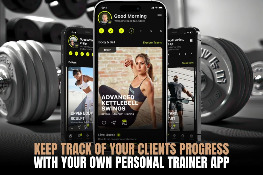 Fitness coaching apps used by personal trainers