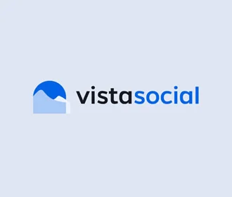 Vista Social logo – social media publishing, analytics and engagement tools