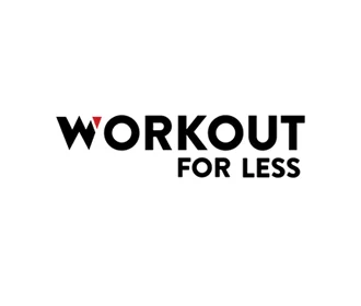 Workout For Less logo – gym equipment and fitness training gear